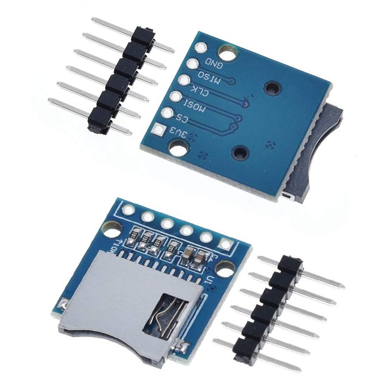 ANMBEST 10PCS Micro SD SDHC TF Card Adapter Reader Module with SPI Interface Level Conversion Chip for Arduino - Image 3